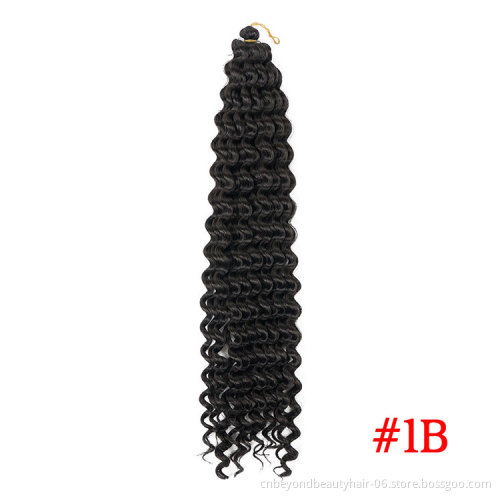 deep wave 18inch Ocean Wave crochet deep wave hair crochet braids synthetic hair crochet braid hair FreeTress